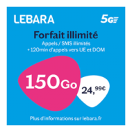 LEBARA National Illimité 24.99€