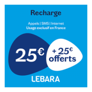 LEBARA Nationale Doublée 25€