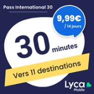 LYCAMOBILE Pass International 30