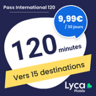 LYCAMOBILE Pass International 120
