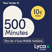 LYCAMOBILE Pass Tunisie M