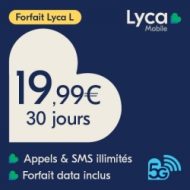 LYCAMOBILE Pass National L Plus 19,99€