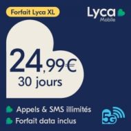 LYCAMOBILE Pass National XL 24,99€