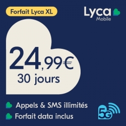 LYCAMOBILE Pass National XL 24,99€