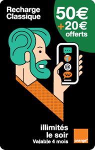 Mobicarte 50€ + 20€ de crédit offerts