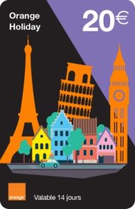 Mobicarte Holiday 20€