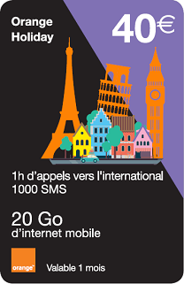 Mobicarte Holiday 40€