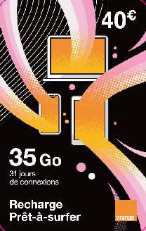 Orange Prêt à surfer 40€