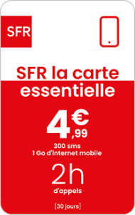 SFR La Carte Essentielle 4,99€