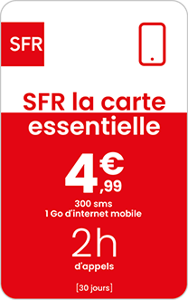 SFR La Carte Essentielle 4,99€