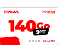 Forfait bloqué SYMA 9,90€