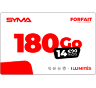Forfait bloqué SYMA 14,90€