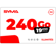 Forfait bloqué SYMA 19,90€