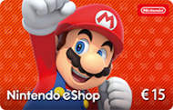 Nintendo e-shop 15 €