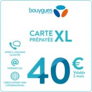 Carte Bouygues telecom XL 40€