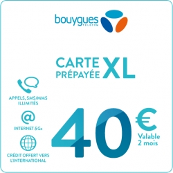 Carte Bouygues telecom XL 40€